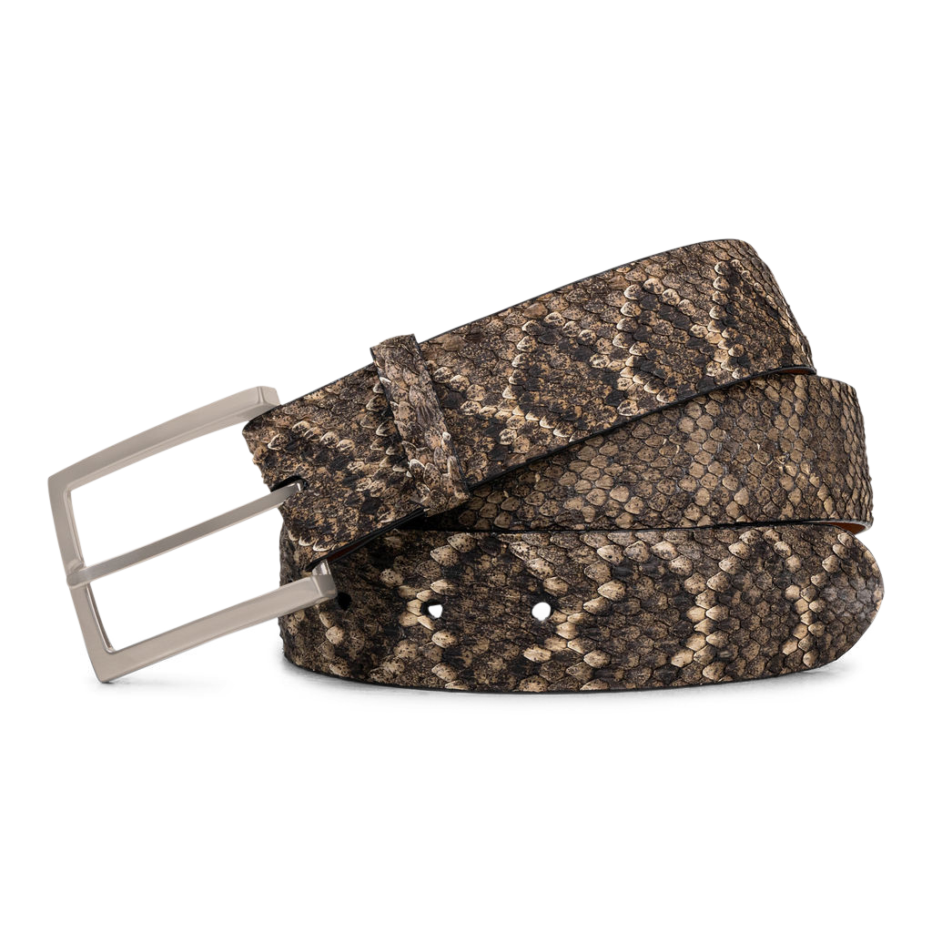WESTERN DIAMONDBACK RATTLESNAKE CUSTOM BELT