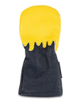 YELLOW LEATHER DRIP HYBRID HEADCOVER Ace of Clubs Golf Co.
