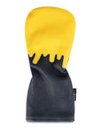 YELLOW LEATHER DRIP DRIVER HEADCOVER