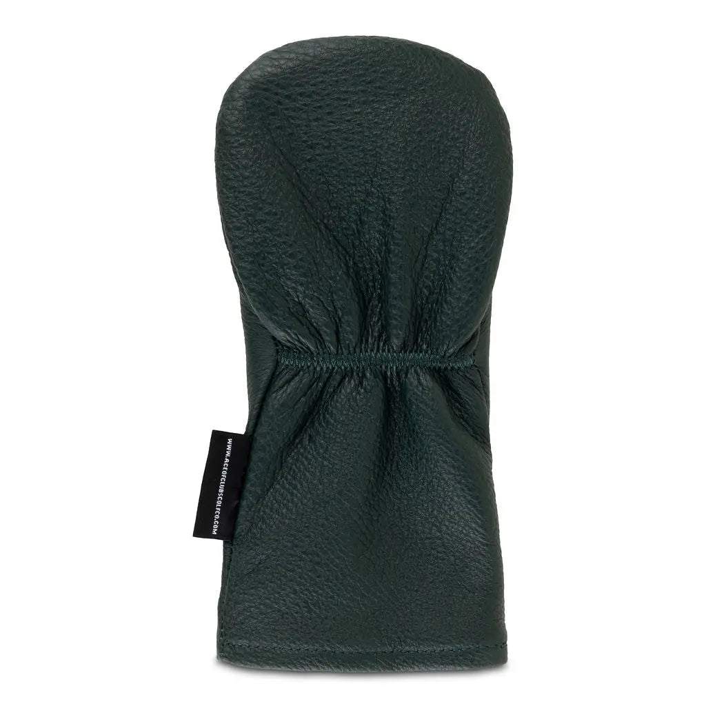GREEN LEATHER HYBRID HEADCOVER - Premium Hybrid Headcover from Ace of Clubs Golf Co. - Just $59.00! Shop now at Ace of Clubs Golf Company