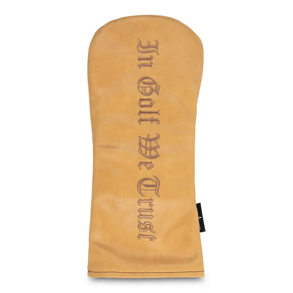 IN GOLF WE TRUST DRIVER HEADCOVER