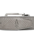 GRAY PYTHON - Premium Genuine Python Belt from Ace of Clubs Golf Co. - Just $199.00! Shop now at Ace of Clubs Golf Company