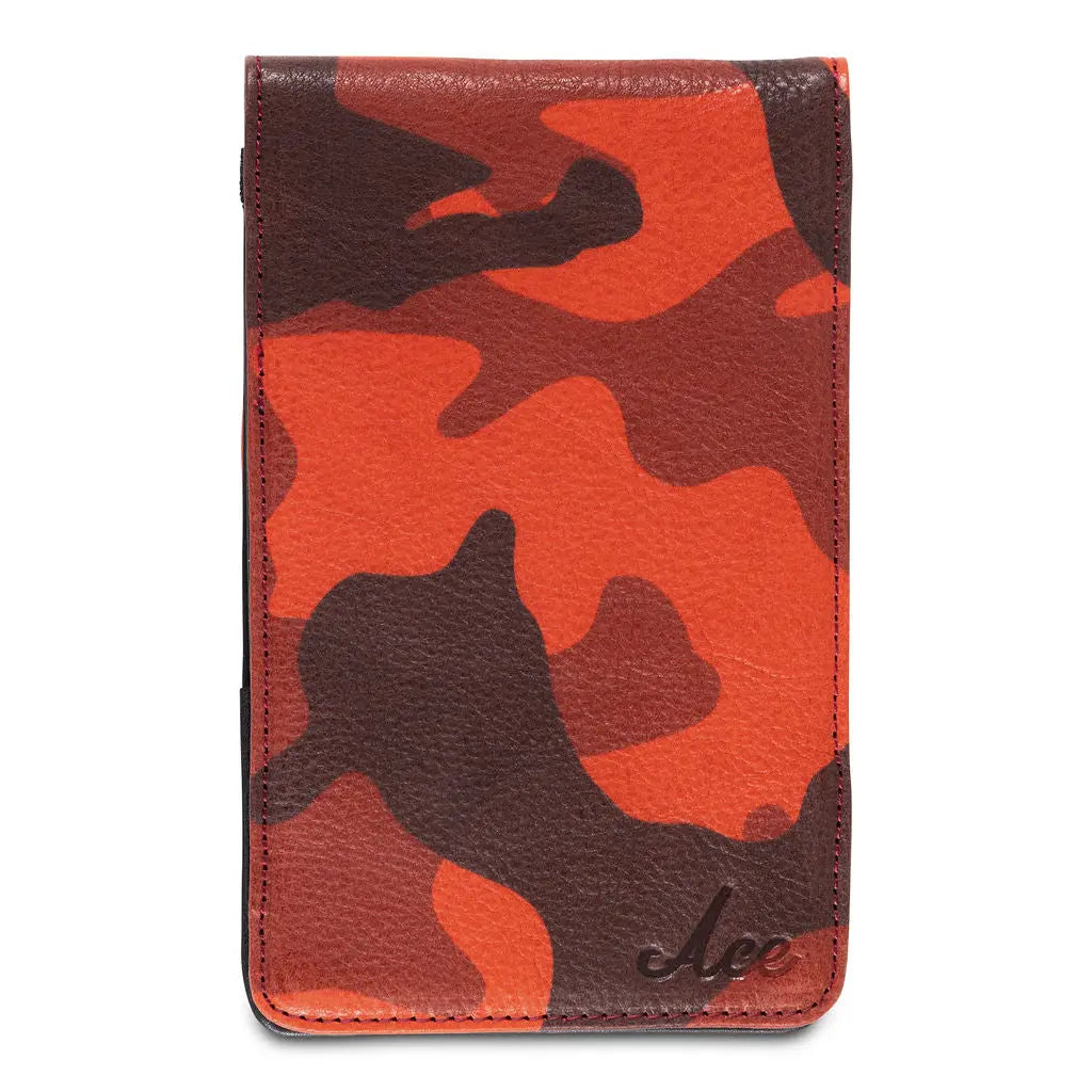 RED CAMO YARDAGE BOOK COVER