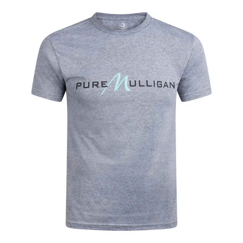 GRAY PURE MULLIGAN T-SHIRT - Premium T-Shirt from Ace of Clubs Golf Co. - Just $39.00! Shop now at Ace of Clubs Golf Company