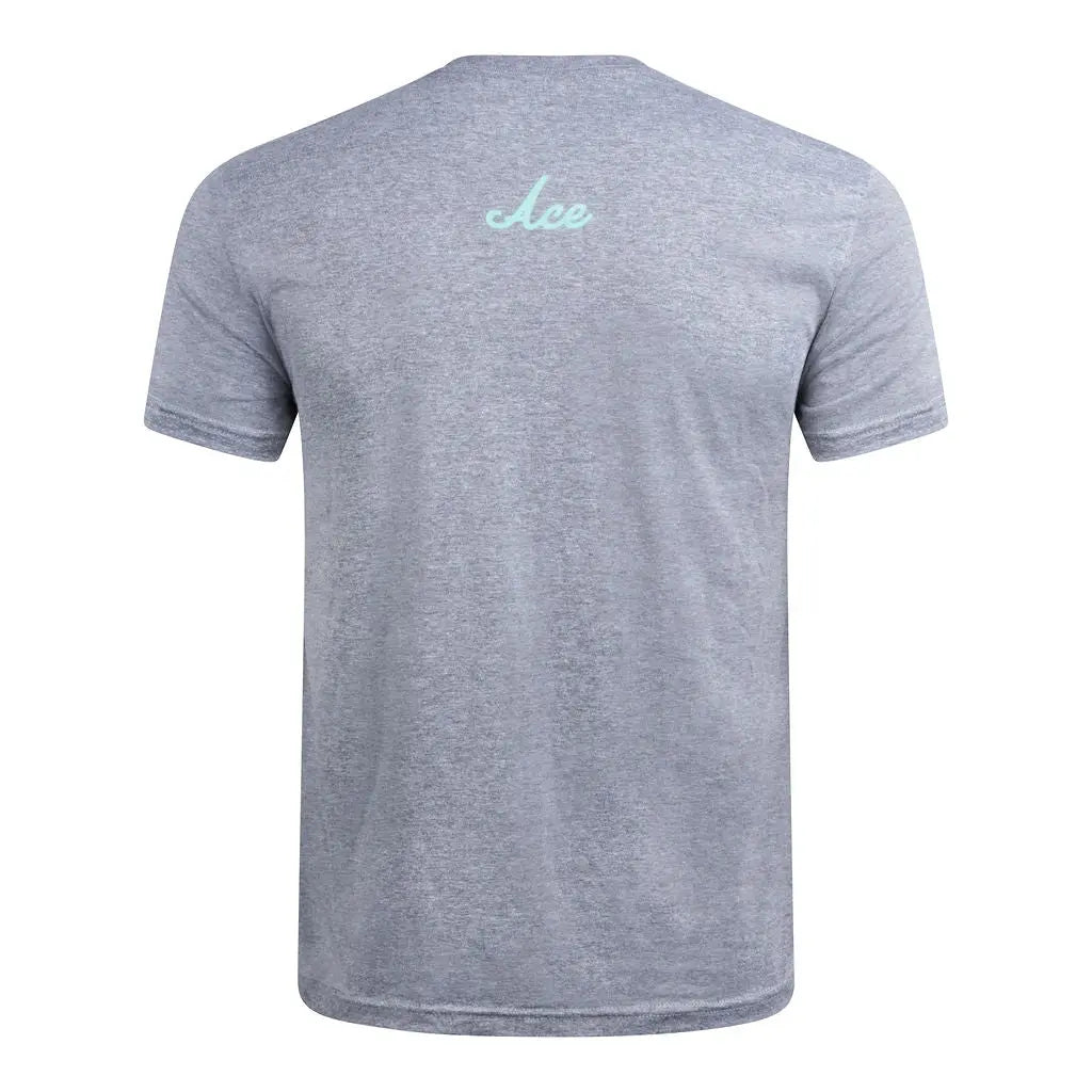 GRAY PURE MULLIGAN T-SHIRT - Premium T-Shirt from Ace of Clubs Golf Co. - Just $39.00! Shop now at Ace of Clubs Golf Company