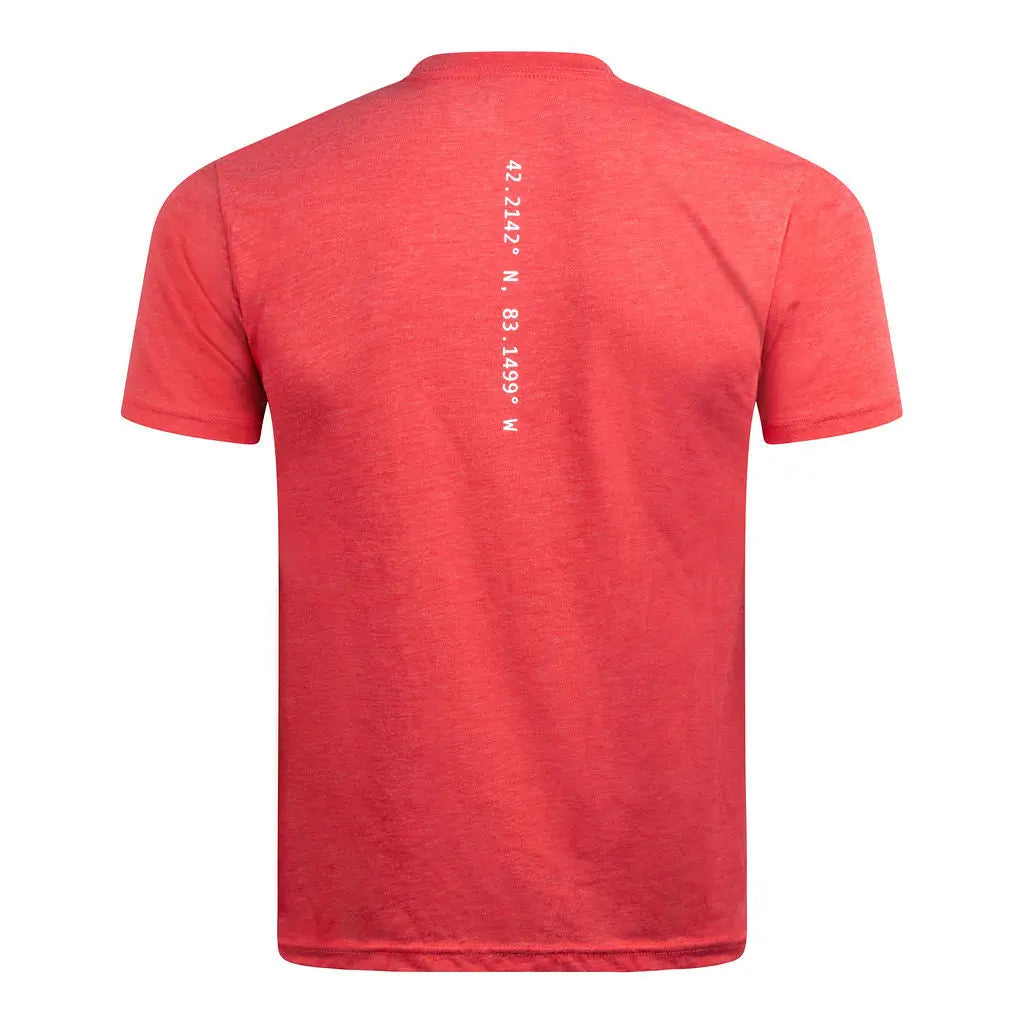 ACE T-SHIRT - RED - Premium T-Shirt from Ace of Clubs Golf Co. - Just $39.00! Shop now at Ace of Clubs Golf Company