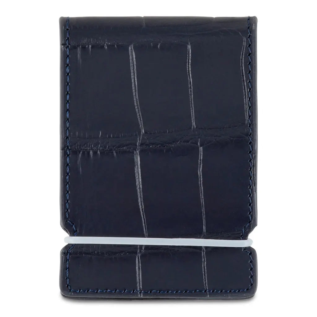 NAVY BLUE ALLIGATOR CASH COVER - Premium Cash Cover from Ace of Clubs Golf Co. - Just $149.00! Shop now at Ace of Clubs Golf Company