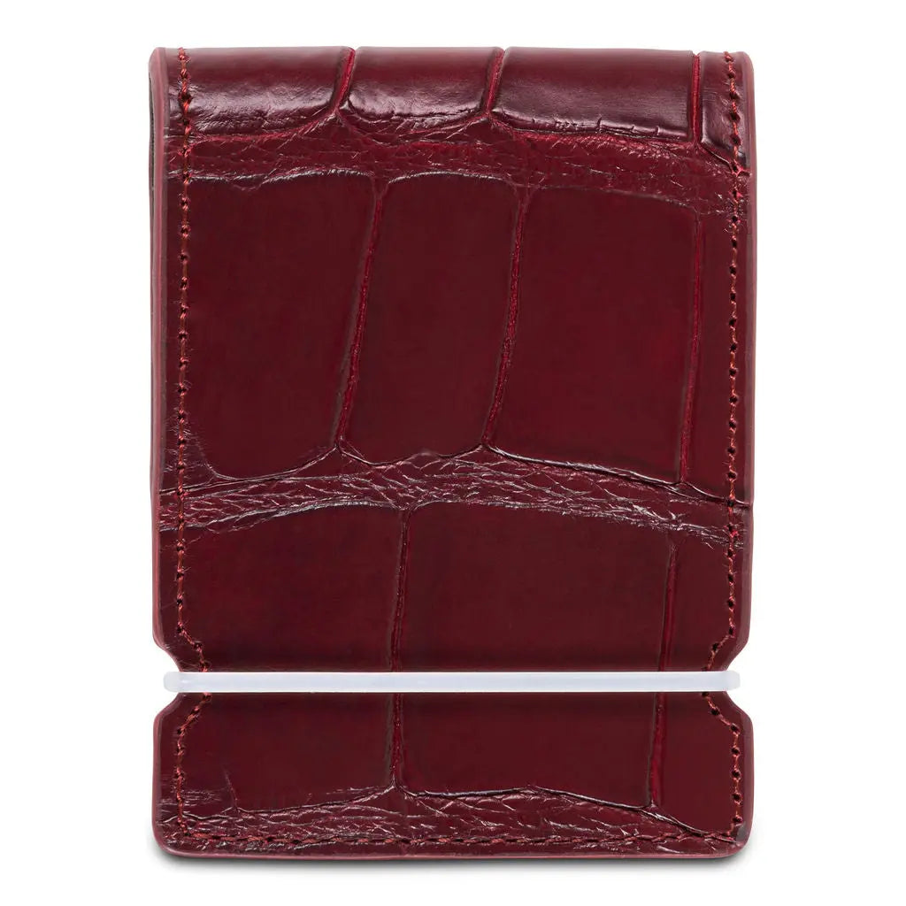 BLOOD RED ALLIGATOR CASH COVER Ace of Clubs Golf Co.