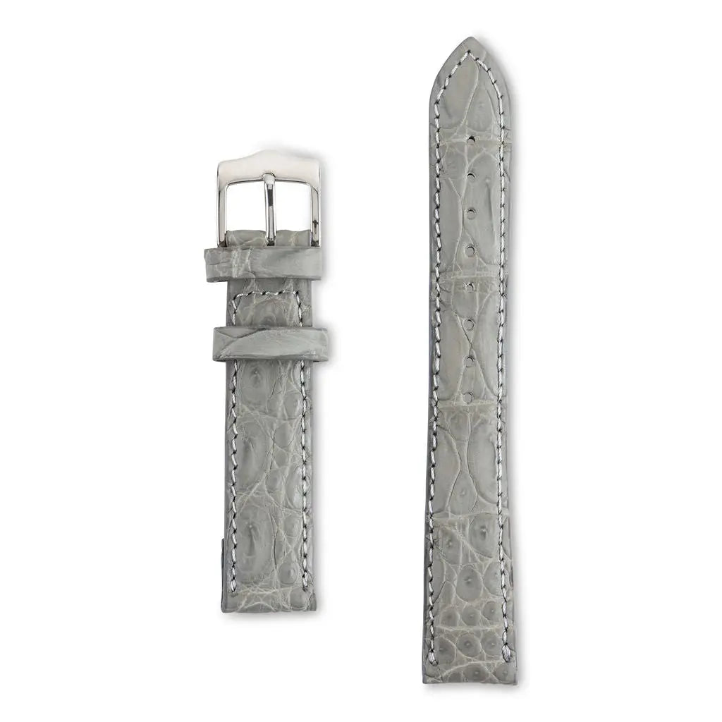 GRAY ALLIGATOR WATCH BANDS - Premium Watch Bands from Ace of Clubs Golf Co. - Just $49.00! Shop now at Ace of Clubs Golf Company