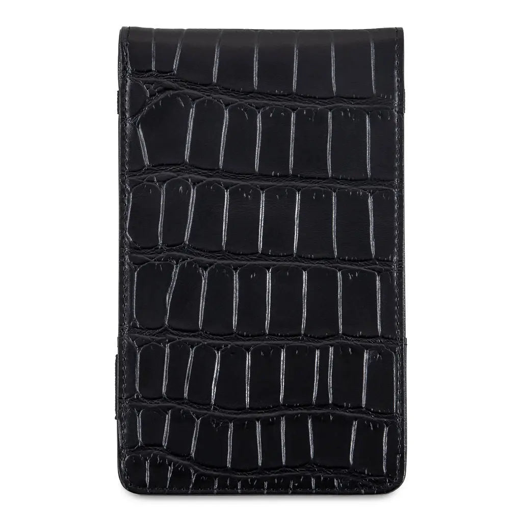 BLACK ALLIGATOR YARDAGE BOOK COVER - Premium YARDAGE BOOK COVER from Ace of Clubs Golf Co. - Just $79.00! Shop now at Ace of Clubs Golf Company