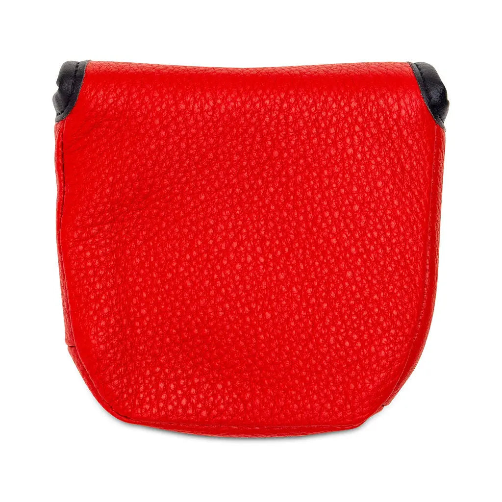 RED LEATHER MALLET - Premium Mallet Putter Headcover from Ace of Clubs Golf Co. - Just $59.00! Shop now at Ace of Clubs Golf Company