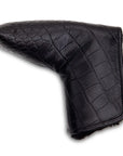 BLACK ALLIGATOR - Premium Putter Headcover from Ace of Clubs Golf Co. - Just $59.00! Shop now at Ace of Clubs Golf Company