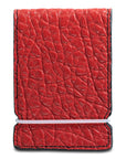 RED LEATHER CASH COVER