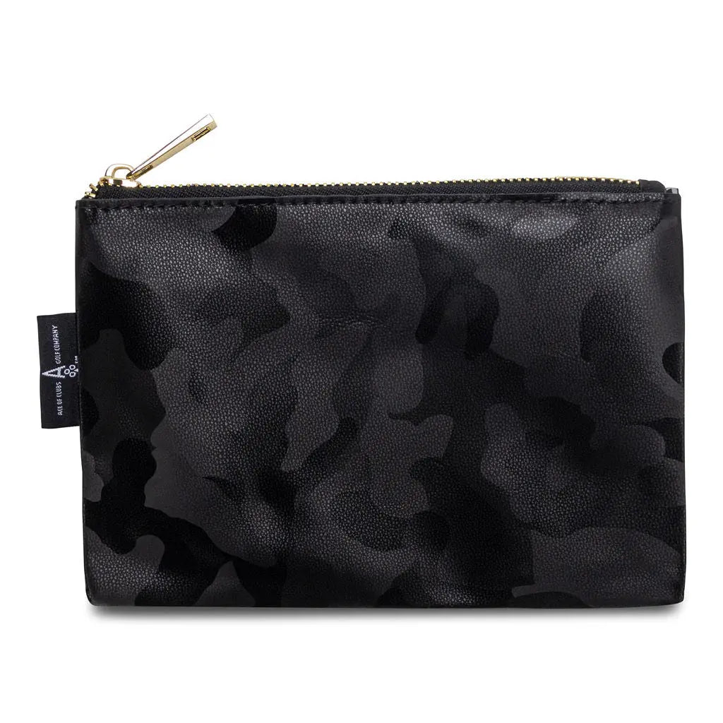STEALTH CAMO LEATHER POUCH