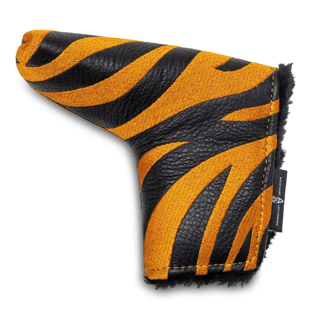 TIGER STRIPESHOW PUTTER HEADCOVER Ace of Clubs Golf Co.
