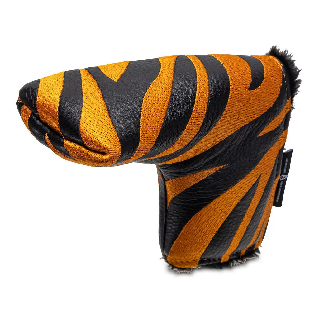 TIGER STRIPESHOW PUTTER HEADCOVER Ace of Clubs Golf Co.