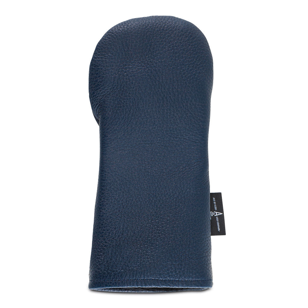 NAVY BLUE LEATHER HYBRID - Premium Hybrid Headcover from Ace of Clubs Golf Company - Just $59.00! Shop now at Ace of Clubs Golf Company