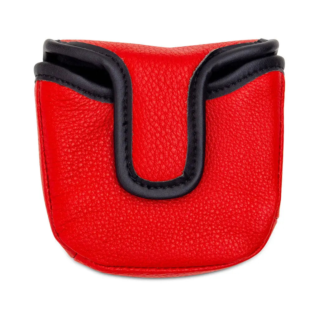 RED LEATHER MALLET - Premium Mallet Putter Headcover from Ace of Clubs Golf Co. - Just $59.00! Shop now at Ace of Clubs Golf Company