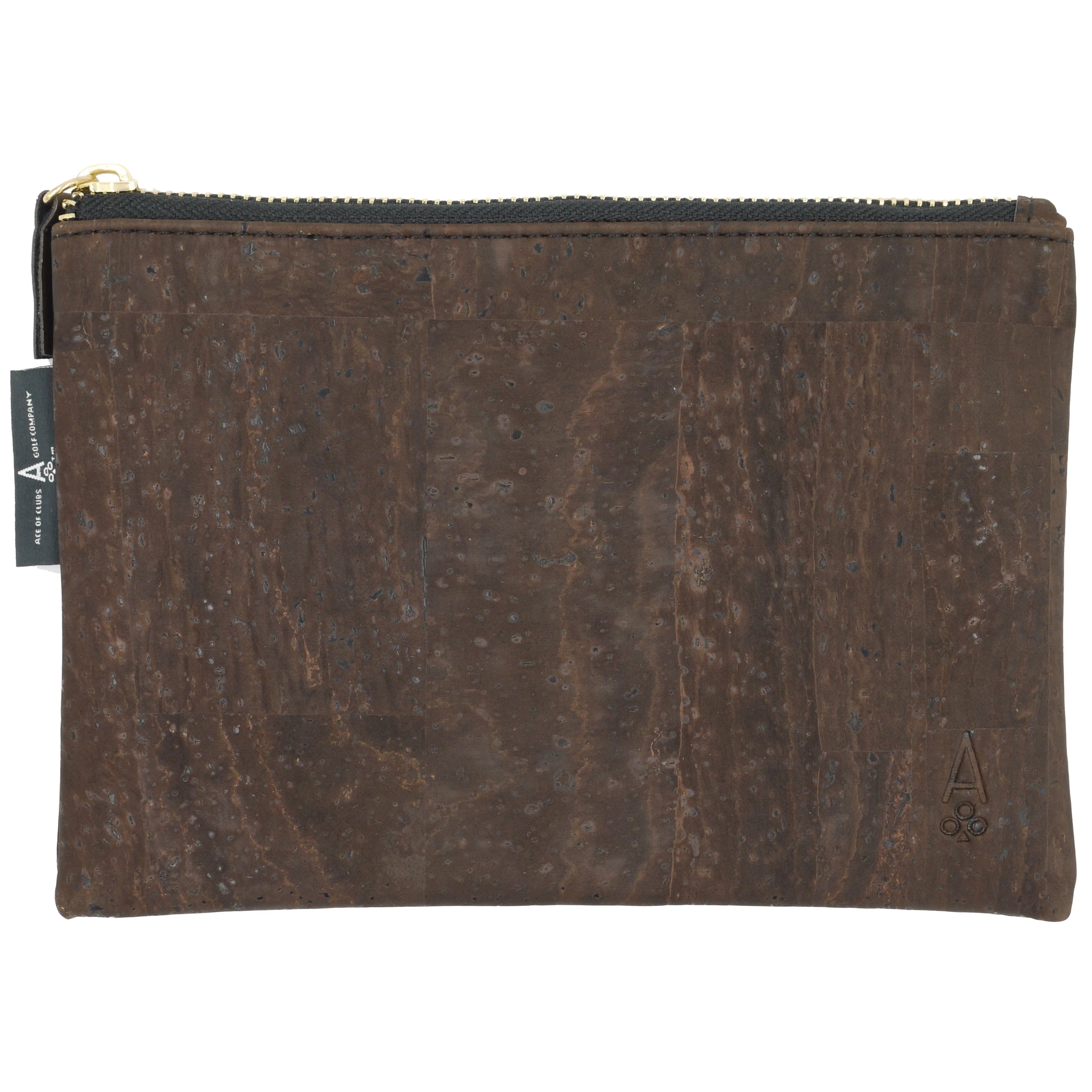 BROWN CORK ZIPPERED POUCH - Premium Zippered Pouch from Ace of Clubs Golf Co. - Just $39.0! Shop now at Ace of Clubs Golf Company